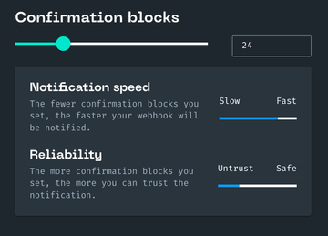 Confirmation block